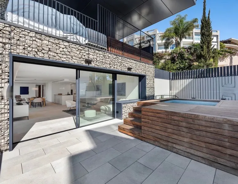 Designer apartment in Cala Mayor with private pool, partial sea views & close to the beach — photo 4