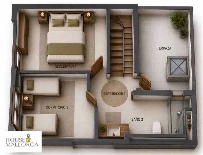 Important: The property is sold in its current state, with renovation work started and pending completion. The images published — photo 5
