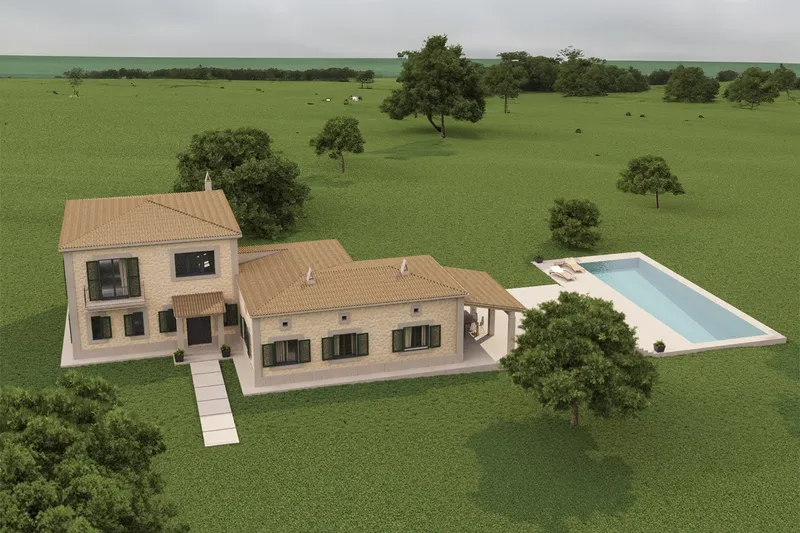Newly built finca with fantastic views in Son Macià — photo 4