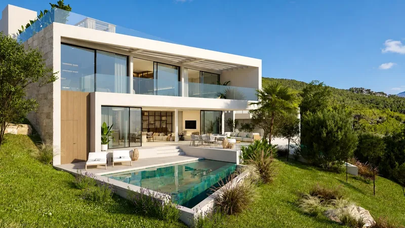 Newly built luxury villa for sale in Camp de Mar — photo 2