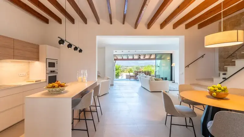 19th-century village house, exquisitely restored with magnificent panoramic views over the plains of Mallorca and the majestic S — photo 1