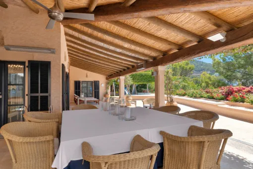 Puerto Andratx, Dream Villa "Eden Roc" with Spectacular Sea Views for Temporary Rent in Cala Llamp — photo 5