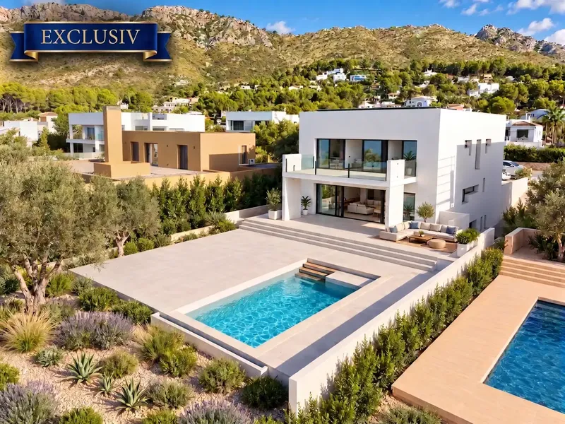 Exclusive new build with spectacular sea views in Betlem near Colònia de Sant Pere, Mallorca — photo 1
