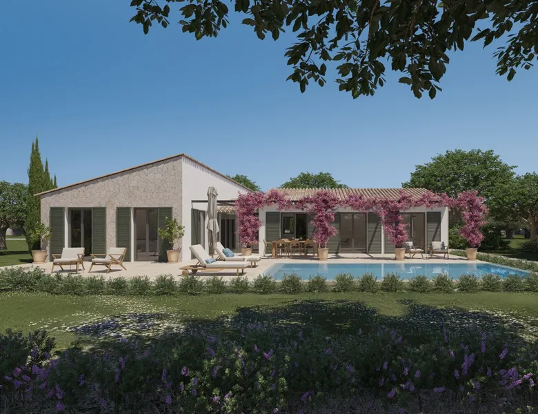 Ideal for country lovers plot for sale in Santa Maria del Cami with mountain view — photo 1
