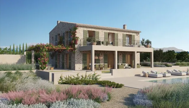 Building plot with project for a completed villa in Pollensa, Mallorca — photo 1
