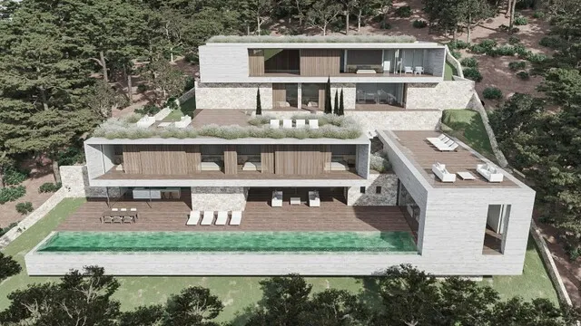 Plot with Palma Bay views and villa project for sale in Genova, Palma, Mallorca — photo 1