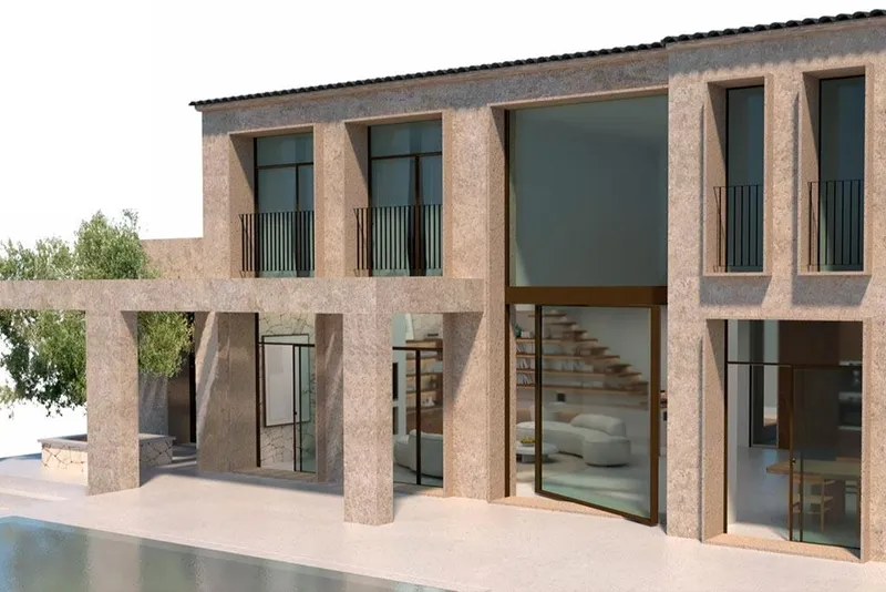 Rustic plot with project for the construction of a rustic estate in Santanyí — photo 2