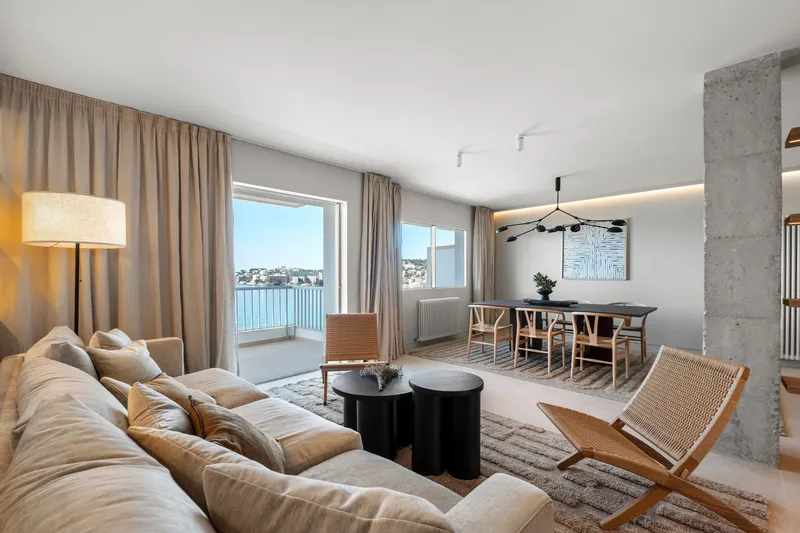 Impressive apartment with sea views and stunning sunsets in Cala Mayor — photo 4