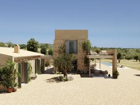 Property with distant ocean views and a basic development plan, just 5 km from Porto Cristo. — photo 1