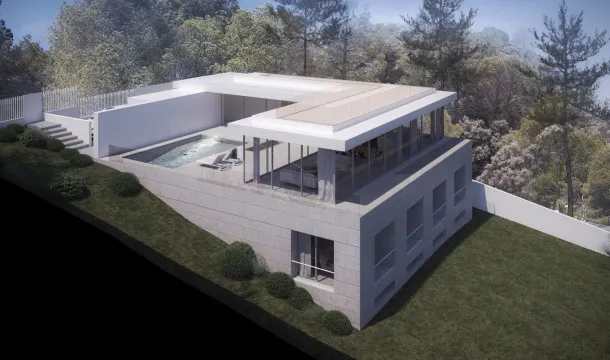 Plot with project and license, with sea views, in Camp de Mar — photo 5
