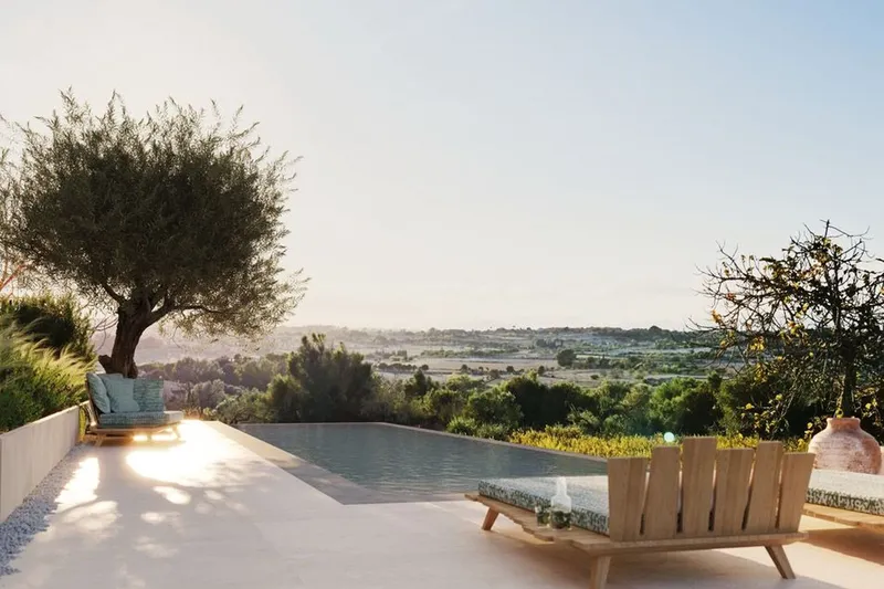 Plot with approved finca project and panoramic views in Lloret de Vistalegre — photo 12