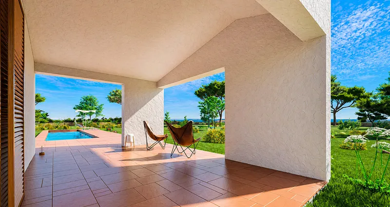 Plot with project to build a finca in Ses Salines Mas — photo 9