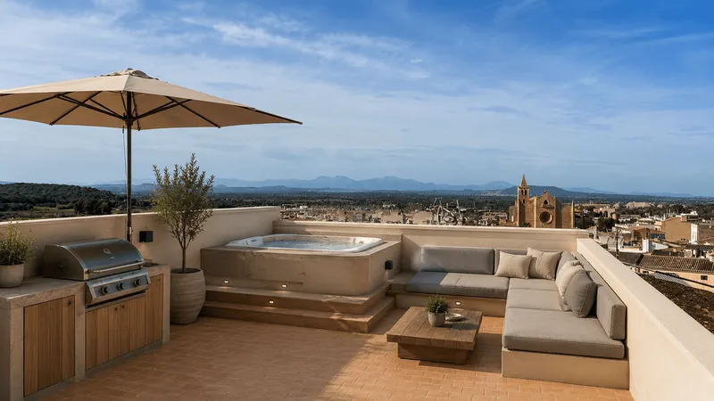 Luxury apartment with chillout terrace and views over Felanitx — photo 1