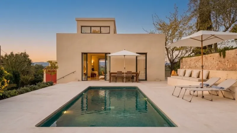 Modern design country house between Montuïri and Porreres, with pool and panoramic views — photo 1