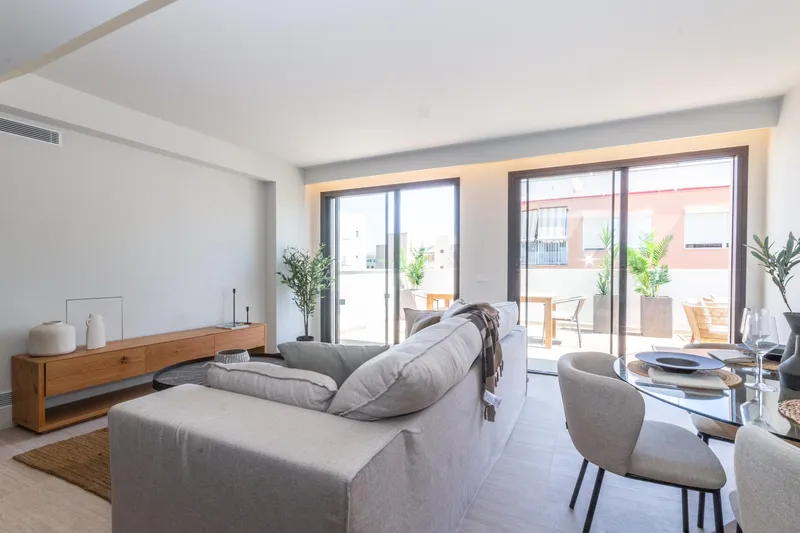 Newly built duplex penthouse with terrace and sea views in Portixol — photo 11