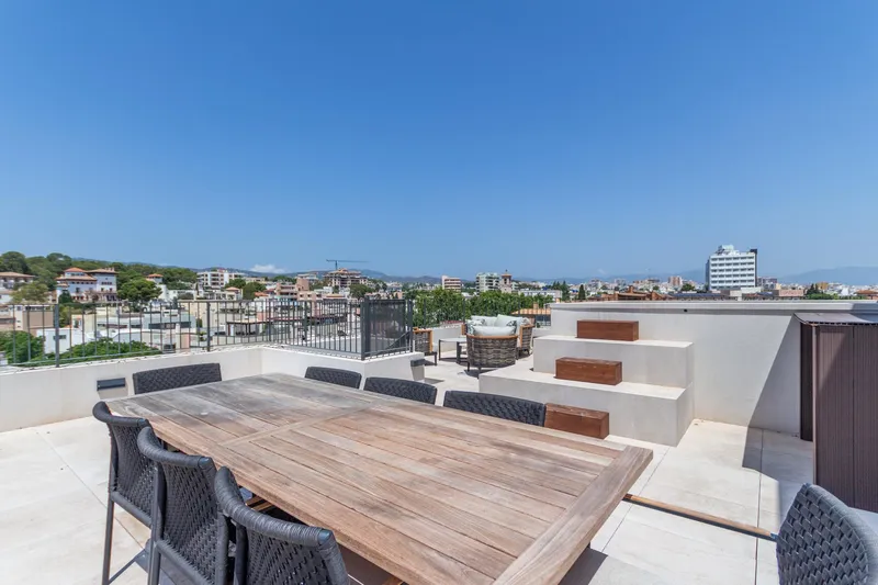 Excellent new-build penthouse with rooftop terrace and private pool in Son Armadams — photo 1
