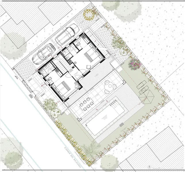 Luxury villa under construction with pool in Cala Figuera — photo 11