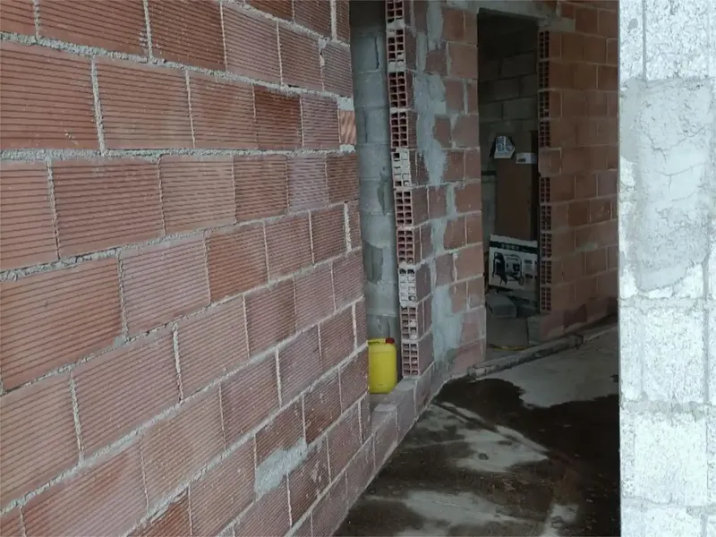 Two-storey house under construction from 2023, with project and building permit — photo 7