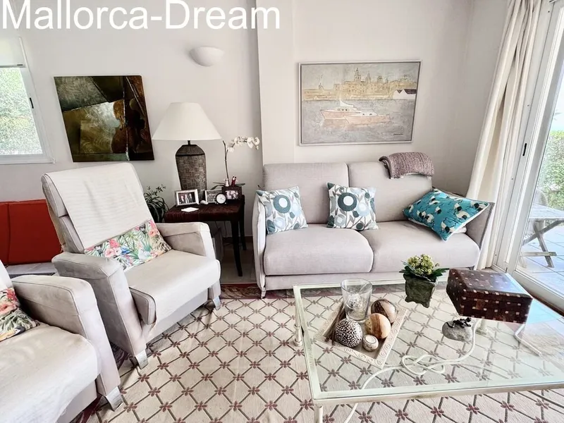 Porto Cristo Novo: A fantastic ground-floor apartment with sea views and a communal pool — photo 12