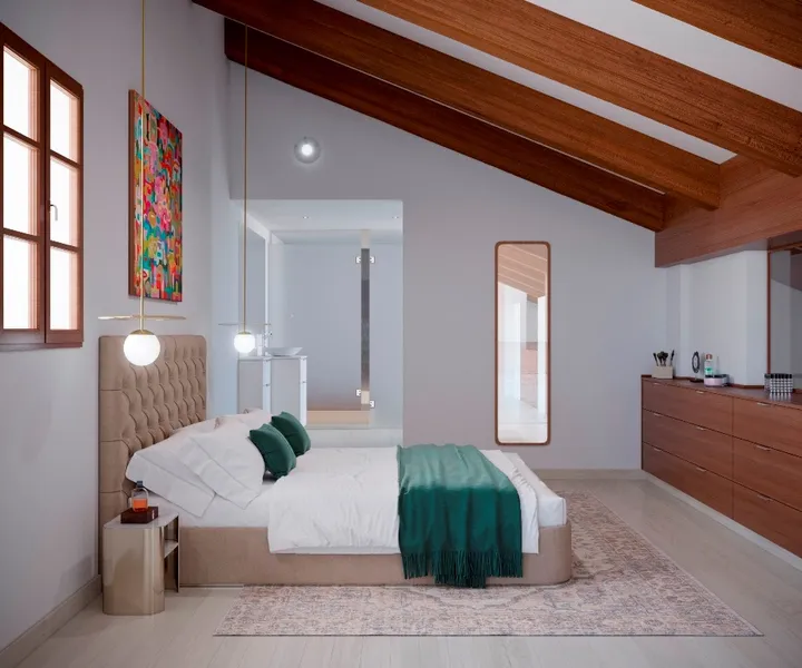 Duplex penthouse with terraces and sea views, 2 bedrooms, 2 bathrooms, La Calatrava, Palma — photo 3