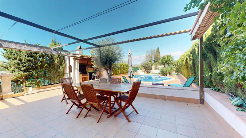 Semi-detached chalet with private pool, spacious terraces and barbecue area in Marratxí — photo 7